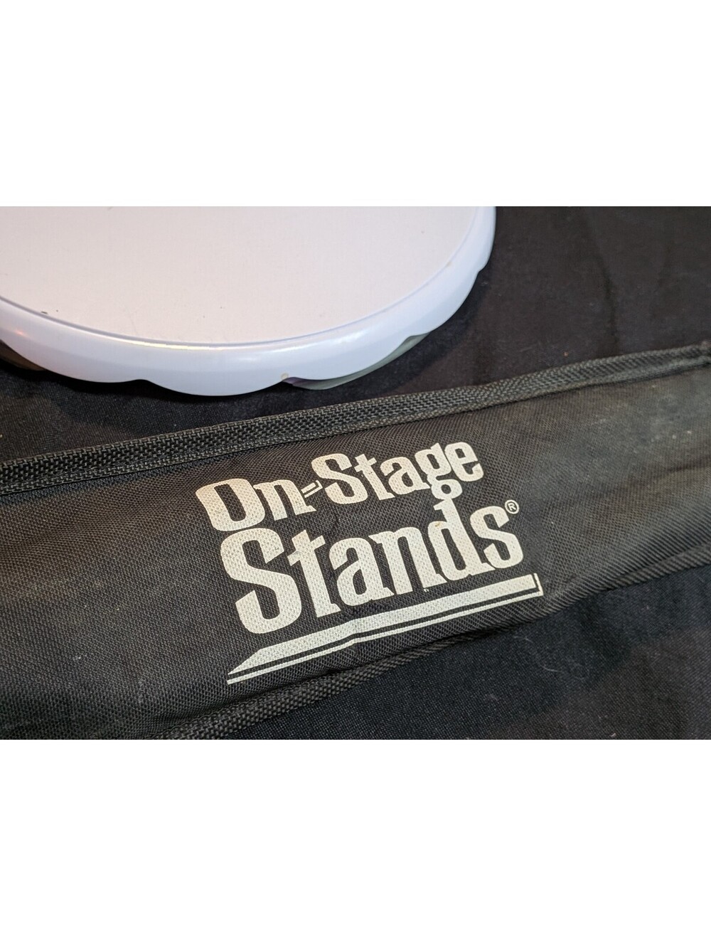 On-Stage SM7122RB Red Compact Sheet Music Stand w Carry Bag